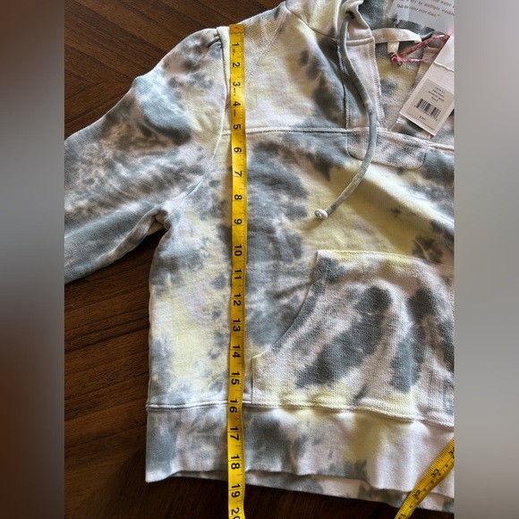 LoveShackFancy Kirby Hoodie Midnight Moon Tie-Dye Pullover Sweatshirt Women’s S - Picture 6 of 6